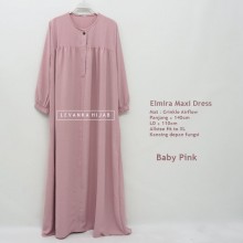 Elmira-034 Basic Dress Crinkle Airflow